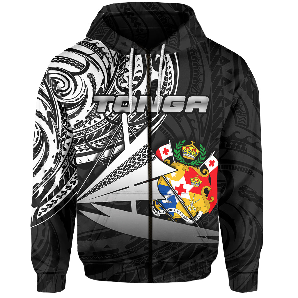 Tonga Zip Hoodie Kalia Polynesian NO.2