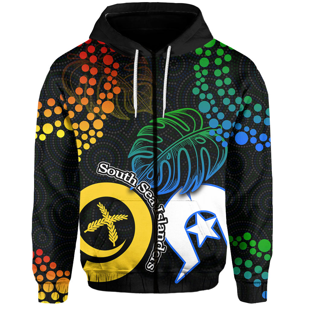 ( Personalised) South Sea Islanders Zip Hoodie Torres Strait Islander