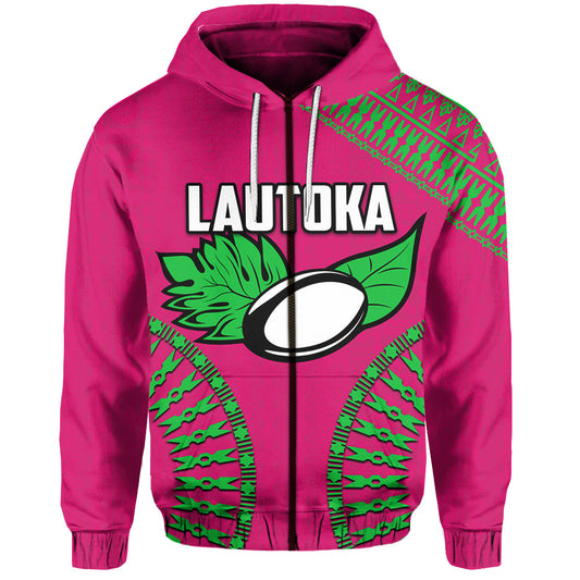 ( And Number) Lautoka Fiji Rugby Zip Hoodie