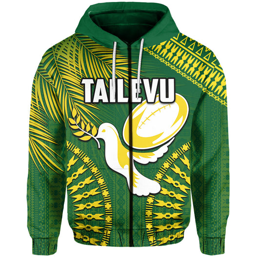 ( And Number) Tailevu Fiji Rugby Zip Hoodie
