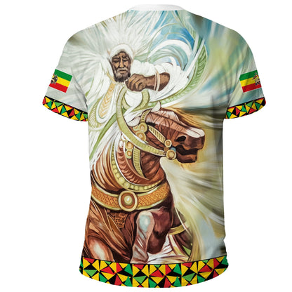 Ethiopia T Shirt Proud Ethiopian Flag
