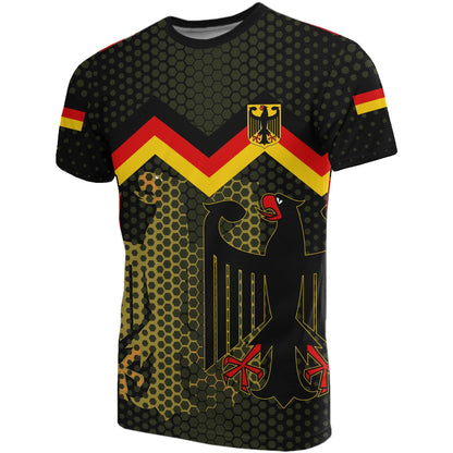 Germany Coat Of Arms T Shirt Black 02