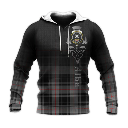 Printivon Moffat Modern Tartan Crest Alba Celtic Hoodie