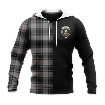 Printivon Moffat Modern Tartan Personalize Half Hoodie