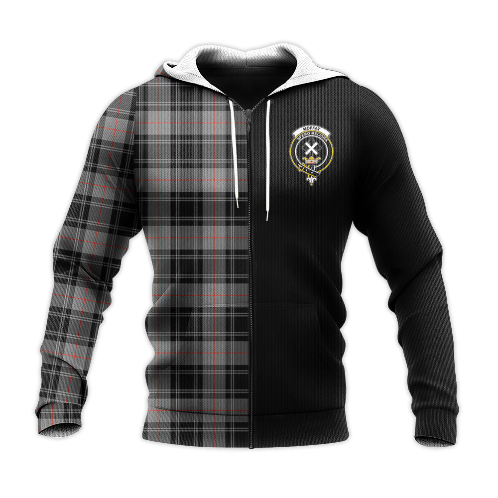 Printivon Moffat Modern Tartan Personalize Half Hoodie