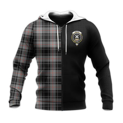 Printivon Moffat Modern Tartan Personalize Half Hoodie