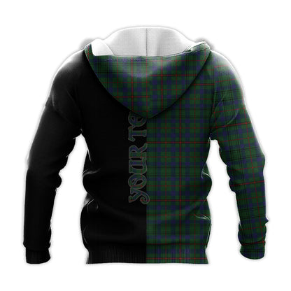 Printivon Moncrieff Of Atholl Tartan Personalize Half Hoodie