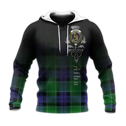 Printivon Monteith Tartan Crest Alba Celtic Hoodie