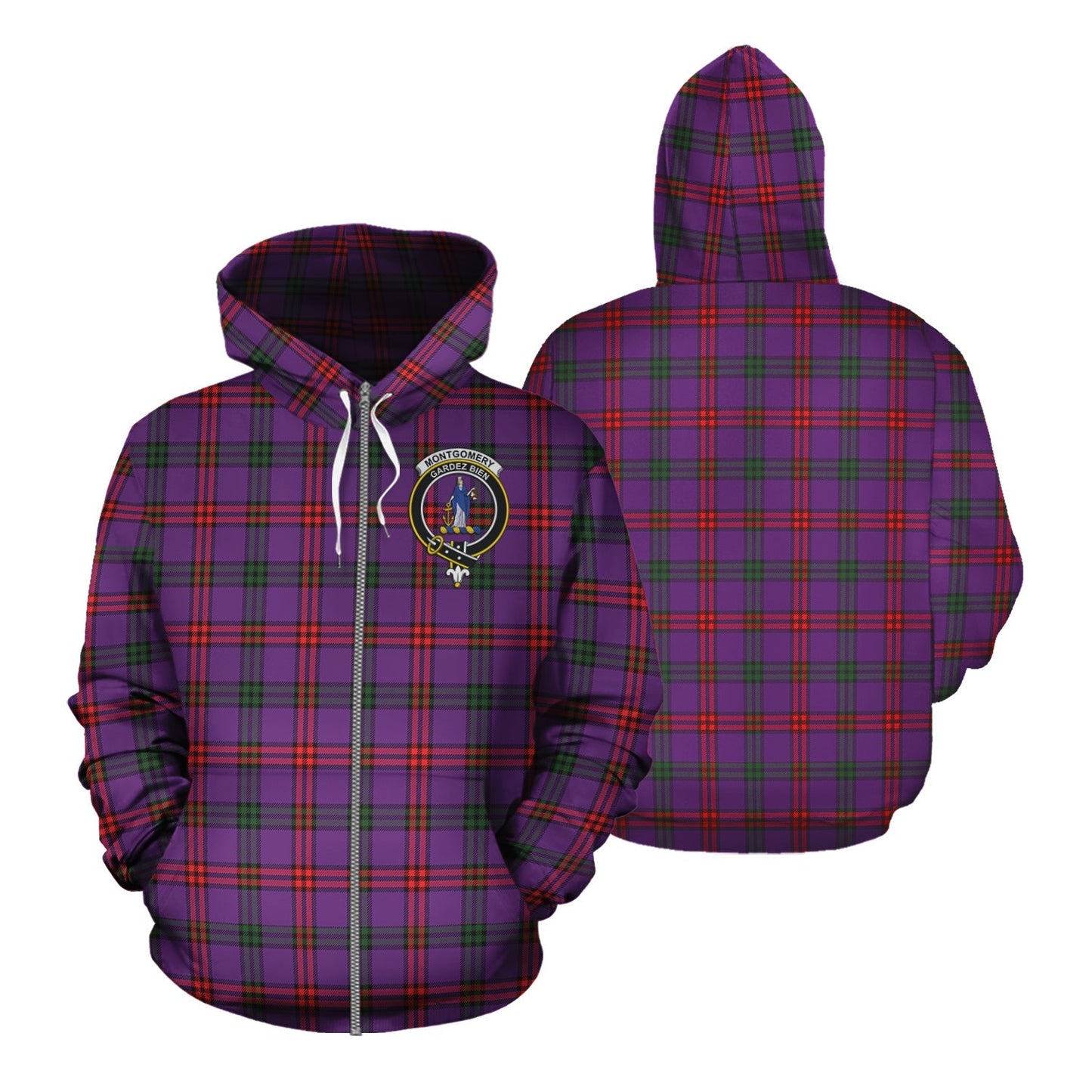 Printivon Montgomery Modern Tartan Hoodie