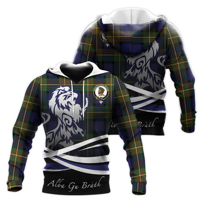 Printivon Moore Tartan Scottish Lion Hoodie