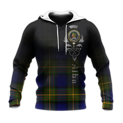Printivon Moore Tartan Crest Alba Celtic Hoodie