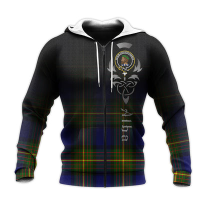 Printivon Moore Tartan Crest Alba Celtic Hoodie