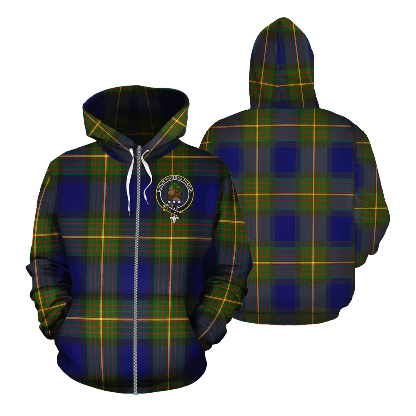 Printivon Moore Tartan Hoodie