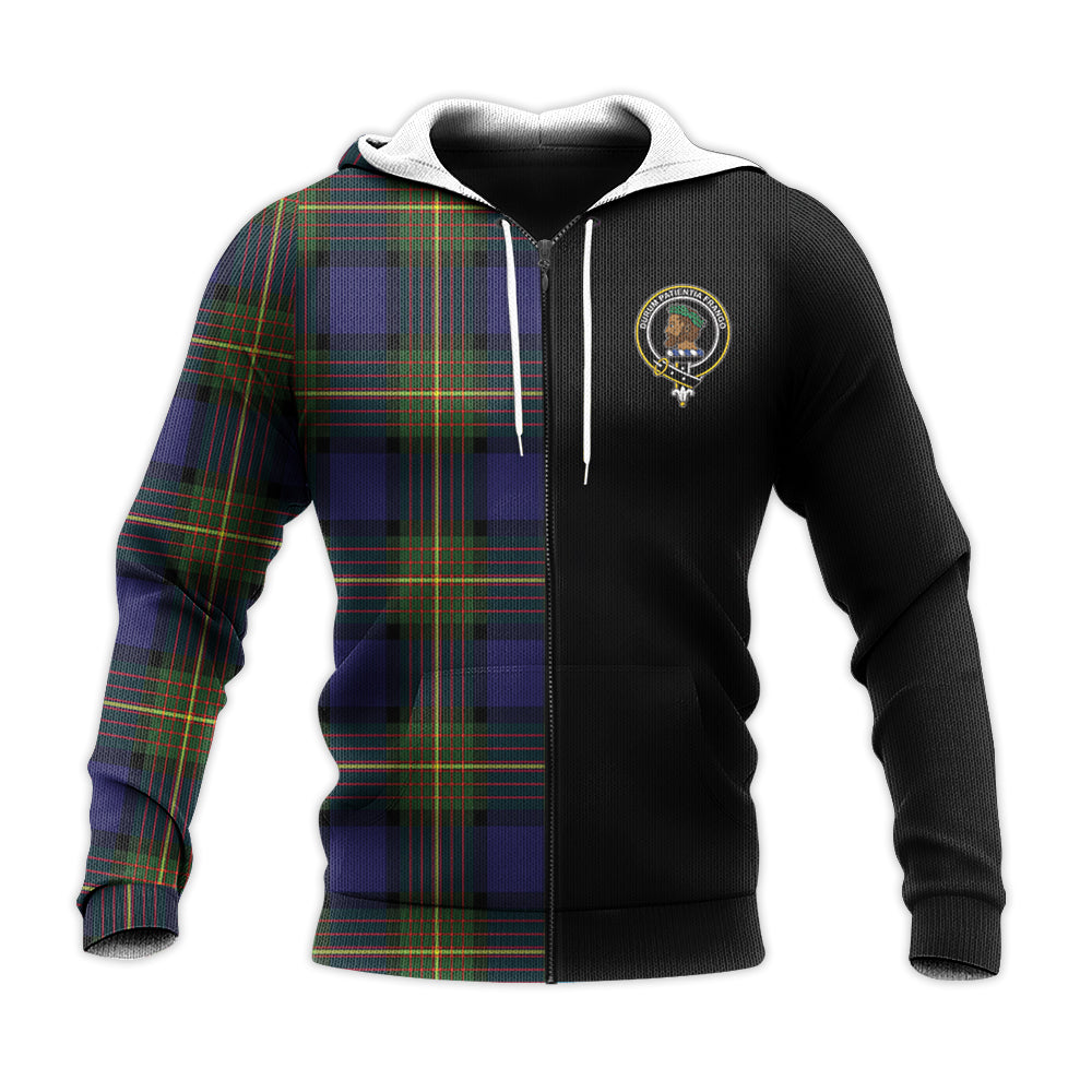 Printivon Moore Tartan Personalize Half Hoodie