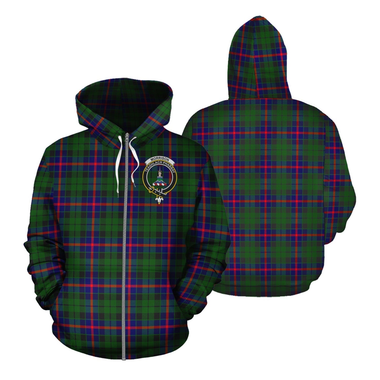 Printivon Morrison Modern Tartan Hoodie