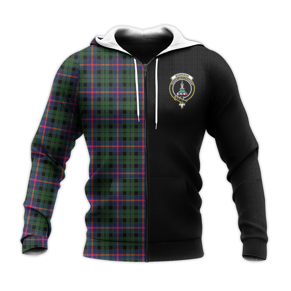 Printivon Morrison Modern Tartan Personalize Half Hoodie