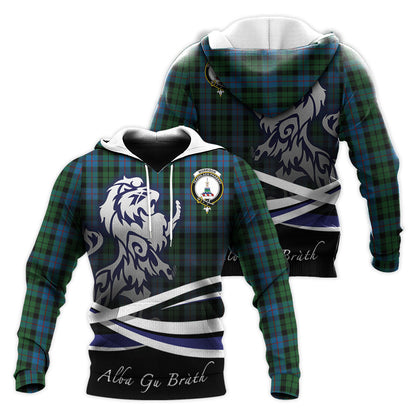 Printivon Morrison Society Tartan Scottish Lion Hoodie
