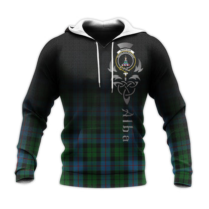 Printivon Morrison Society Tartan Crest Alba Celtic Hoodie
