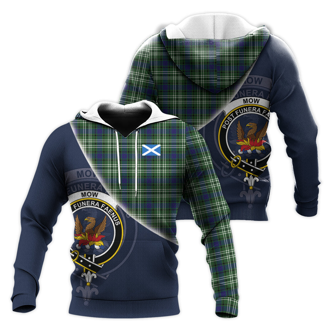 Printivon Mow Tartan Scottish Crest Hoodie
