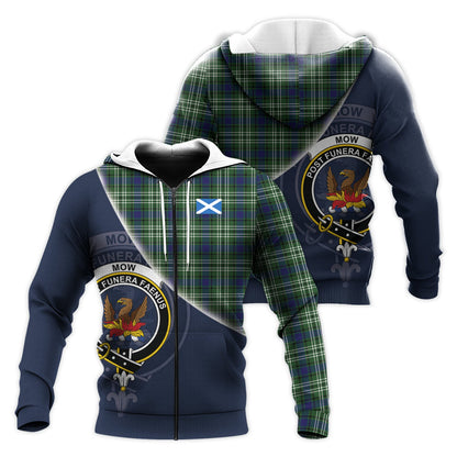 Printivon Mow Tartan Scottish Crest Hoodie
