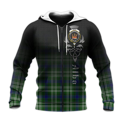 Printivon Mow Tartan Crest Alba Celtic Hoodie