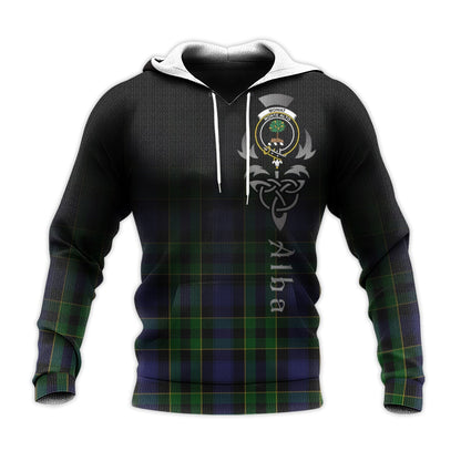 Printivon Mowat Tartan Crest Alba Celtic Hoodie