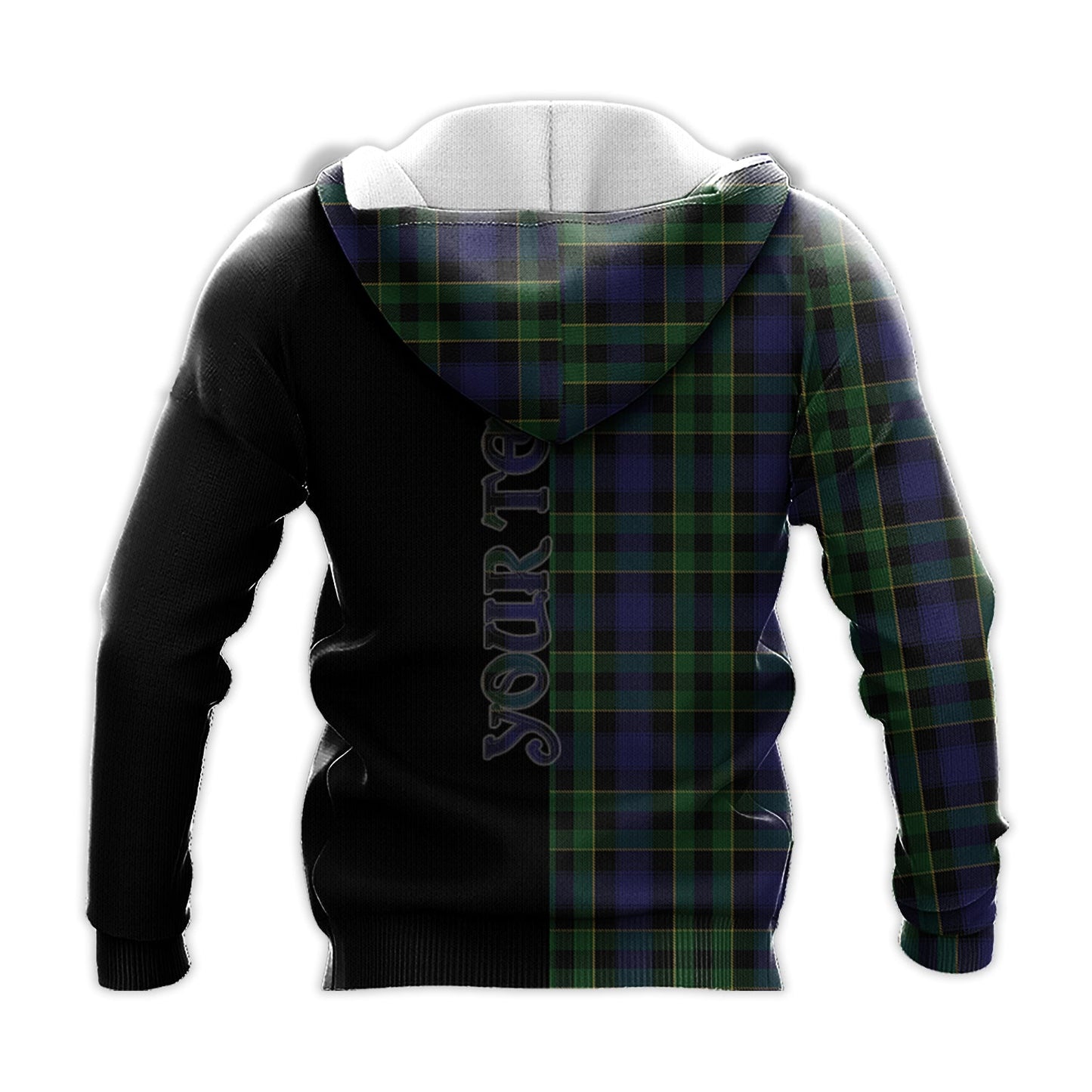 Printivon Mowat Tartan Personalize Half Hoodie