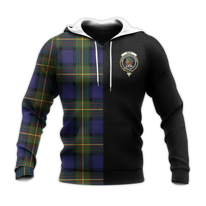 Printivon Muir Tartan Personalize Half Hoodie