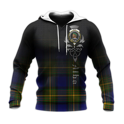 Printivon Muir Tartan Crest Alba Celtic Hoodie