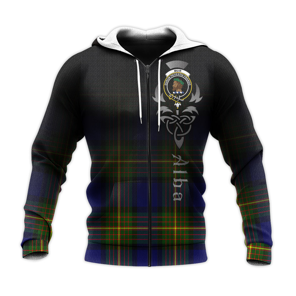 Printivon Muir Tartan Crest Alba Celtic Hoodie