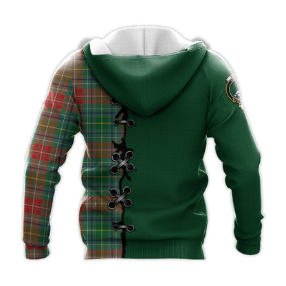 Printivon Muirhead Tartan Hoodie Lion Rampant And Celtic Thistle Style