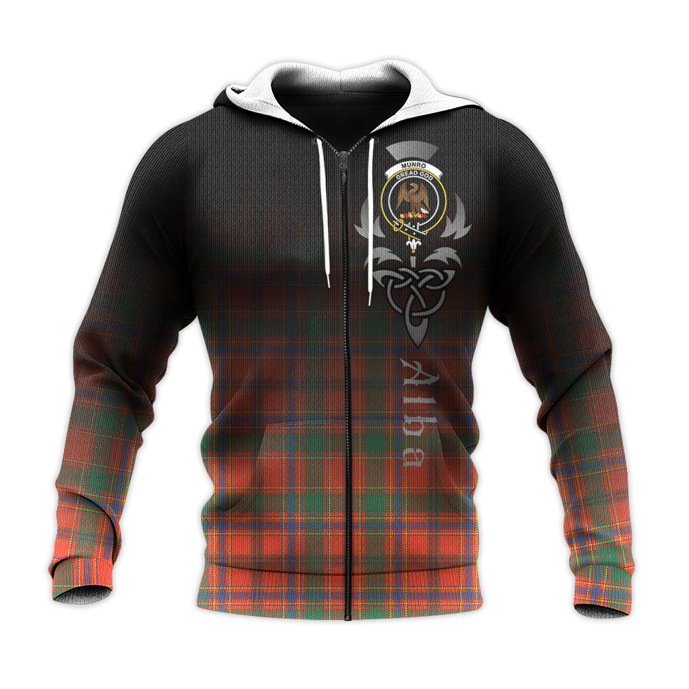 Printivon Munro Ancient Tartan Crest Alba Celtic Hoodie