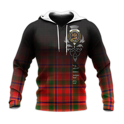 Printivon Munro Modern Tartan Crest Alba Celtic Hoodie