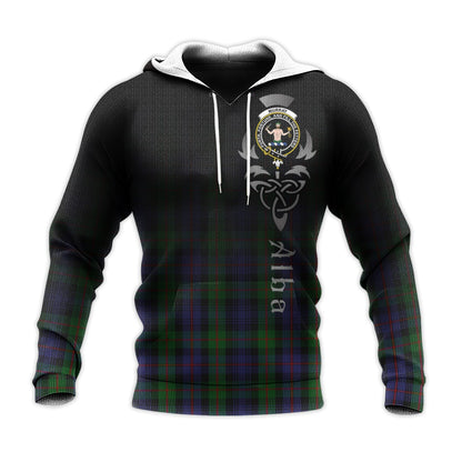 Printivon Murray Of Atholl Tartan Crest Alba Celtic Hoodie