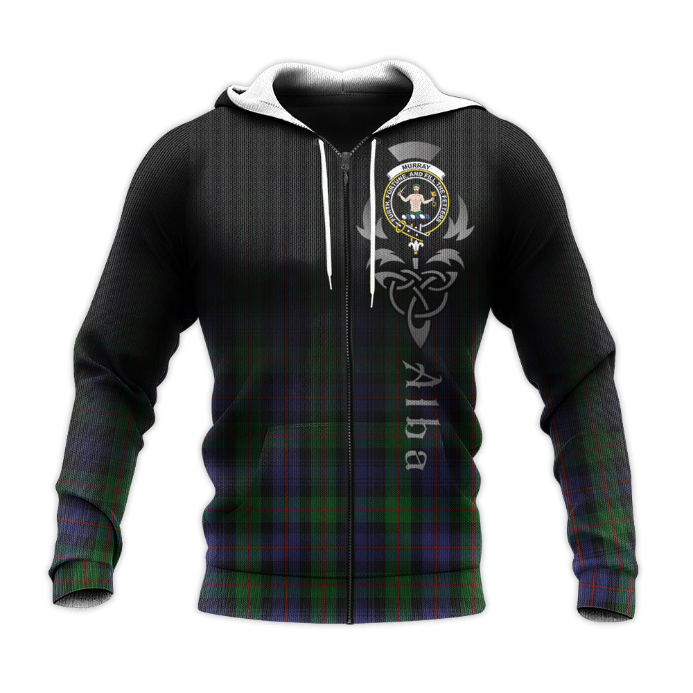 Printivon Murray Of Atholl Tartan Crest Alba Celtic Hoodie