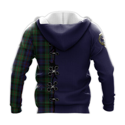 Printivon Murray Of Atholl Tartan Hoodie Lion Rampant And Celtic Thistle Style