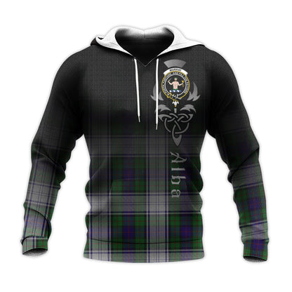 Printivon Murray Of Atholl Dress Tartan Crest Alba Celtic Hoodie
