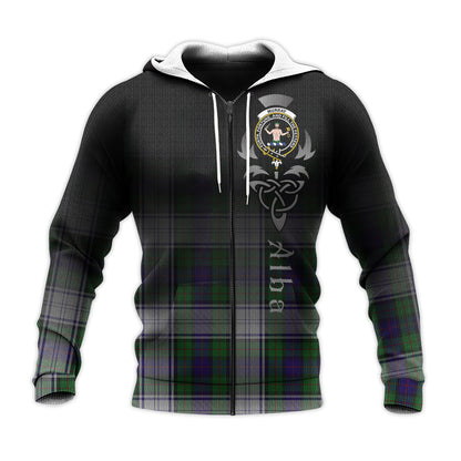 Printivon Murray Of Atholl Dress Tartan Crest Alba Celtic Hoodie