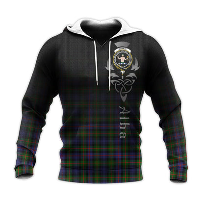Printivon Murray Of Atholl Modern Tartan Crest Alba Celtic Hoodie