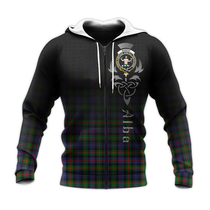 Printivon Murray Of Atholl Modern Tartan Crest Alba Celtic Hoodie
