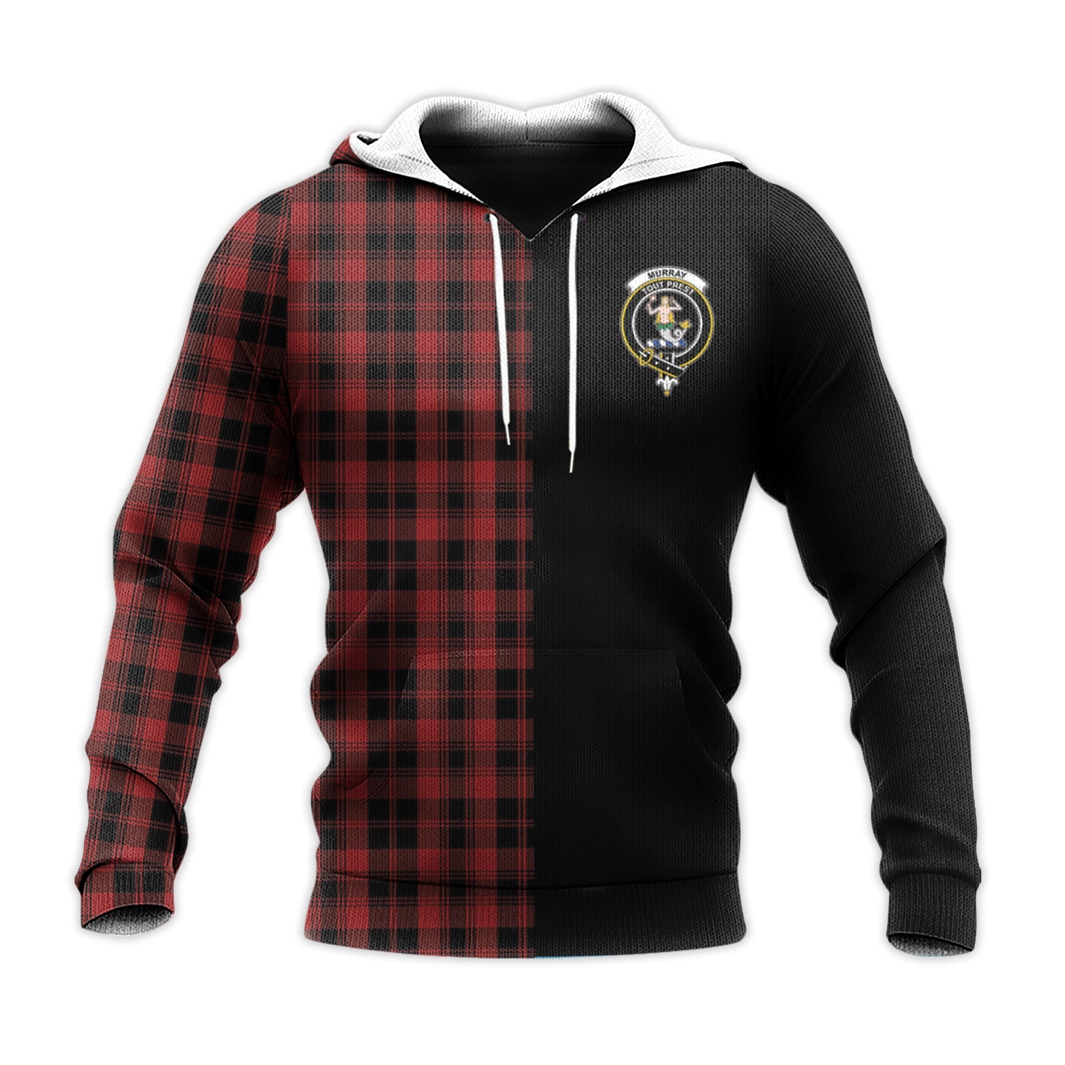 Printivon Murray Of Ochtertyre Tartan Personalize Half Hoodie