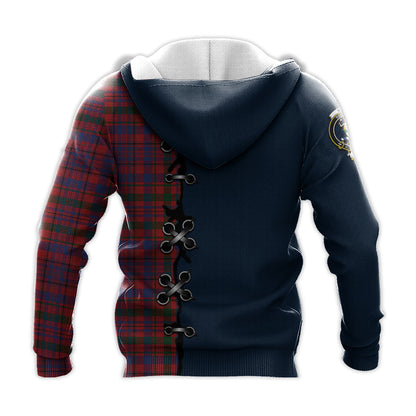 Printivon Murray Of Tullibardine Tartan Hoodie Lion Rampant And Celtic Thistle Style
