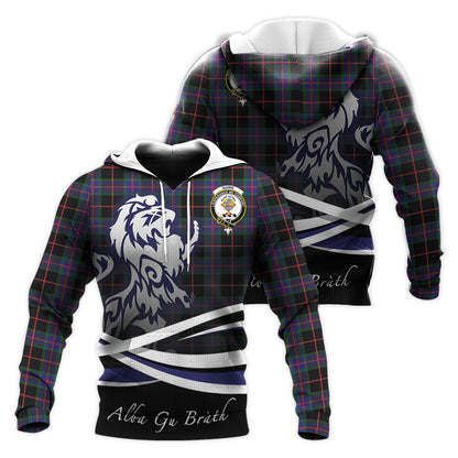 Printivon Nairn Tartan Scottish Lion Hoodie