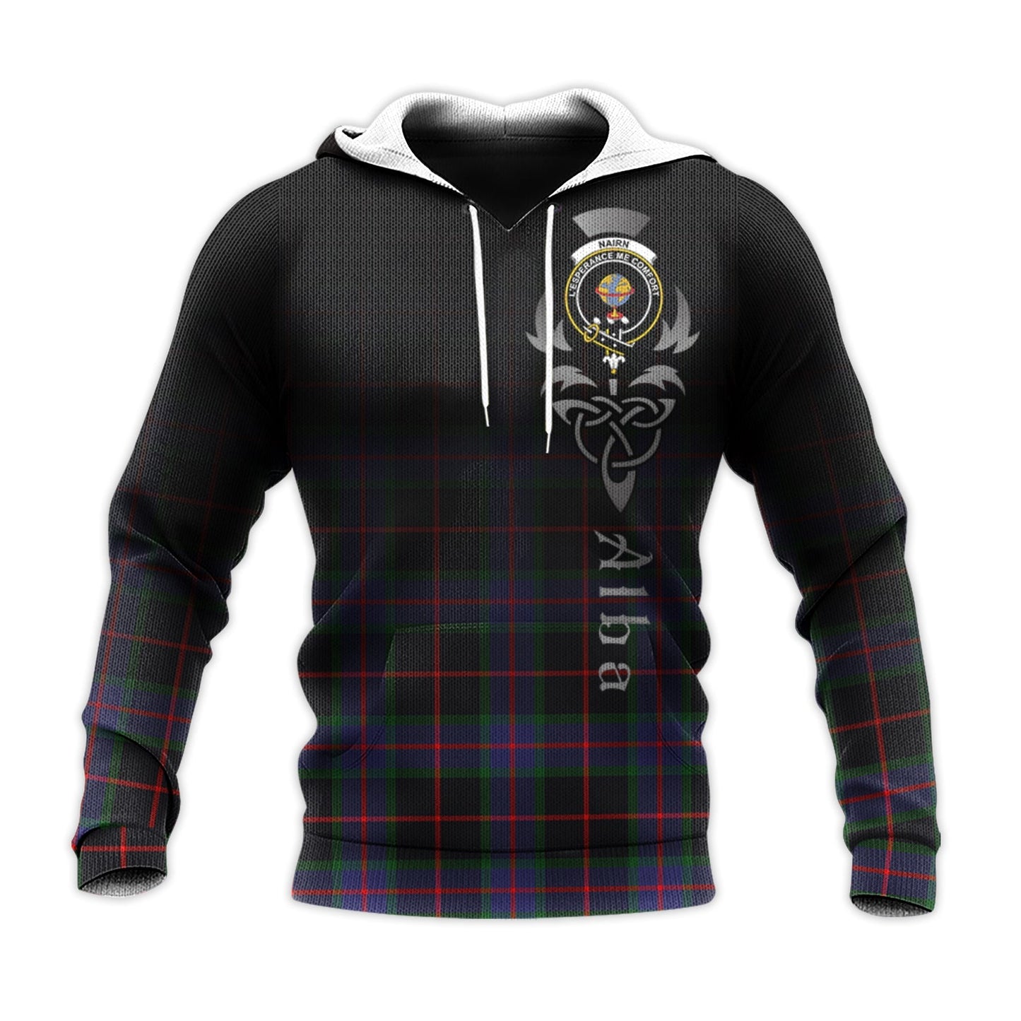 Printivon Nairn Tartan Crest Alba Celtic Hoodie