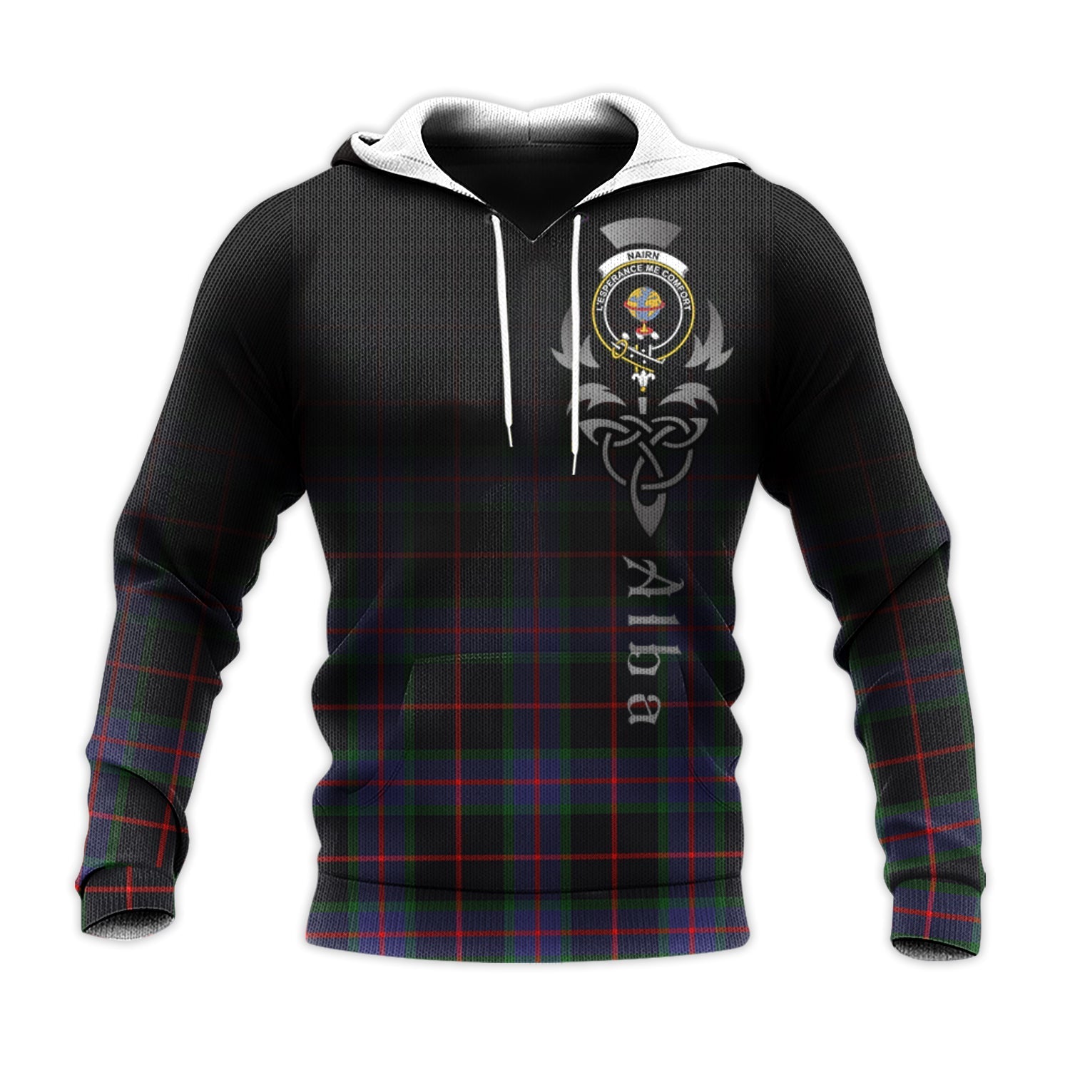 Printivon Nairn Tartan Crest Alba Celtic Hoodie