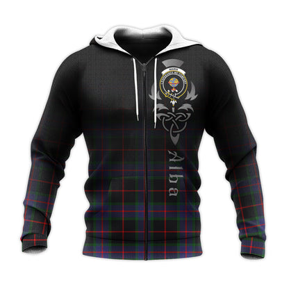 Printivon Nairn Tartan Crest Alba Celtic Hoodie
