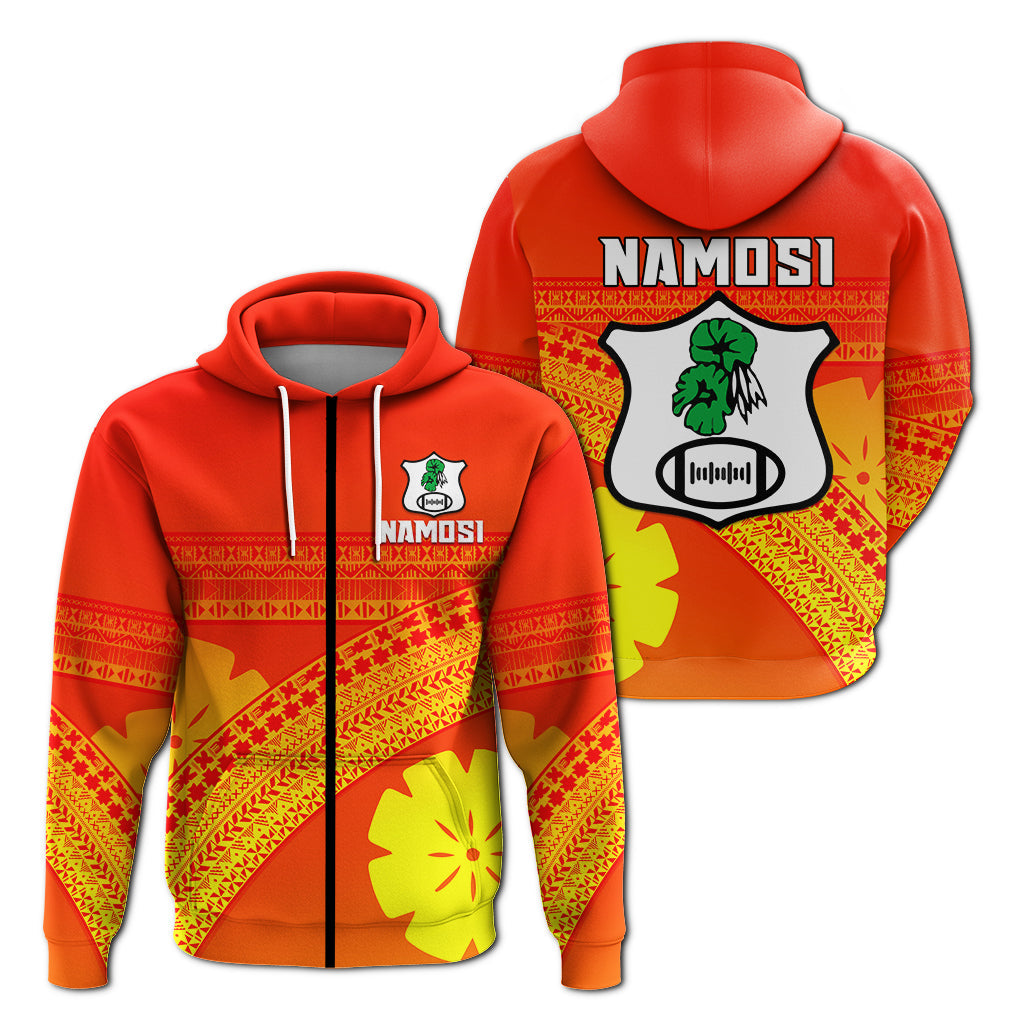 Namosi Rugby Fiji Zip Hoodie Kwaca Na Vatu