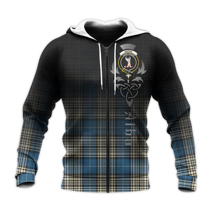 Printivon Napier Ancient Tartan Crest Alba Celtic Hoodie