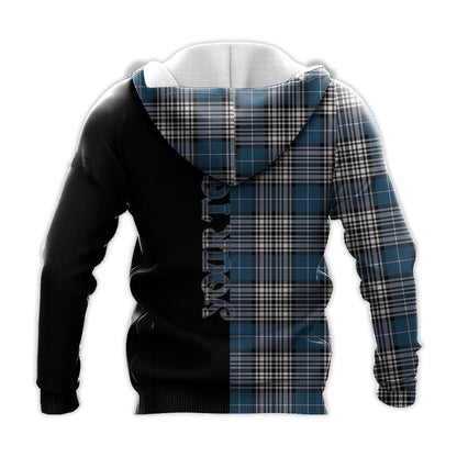 Printivon Napier Modern Tartan Personalize Half Hoodie