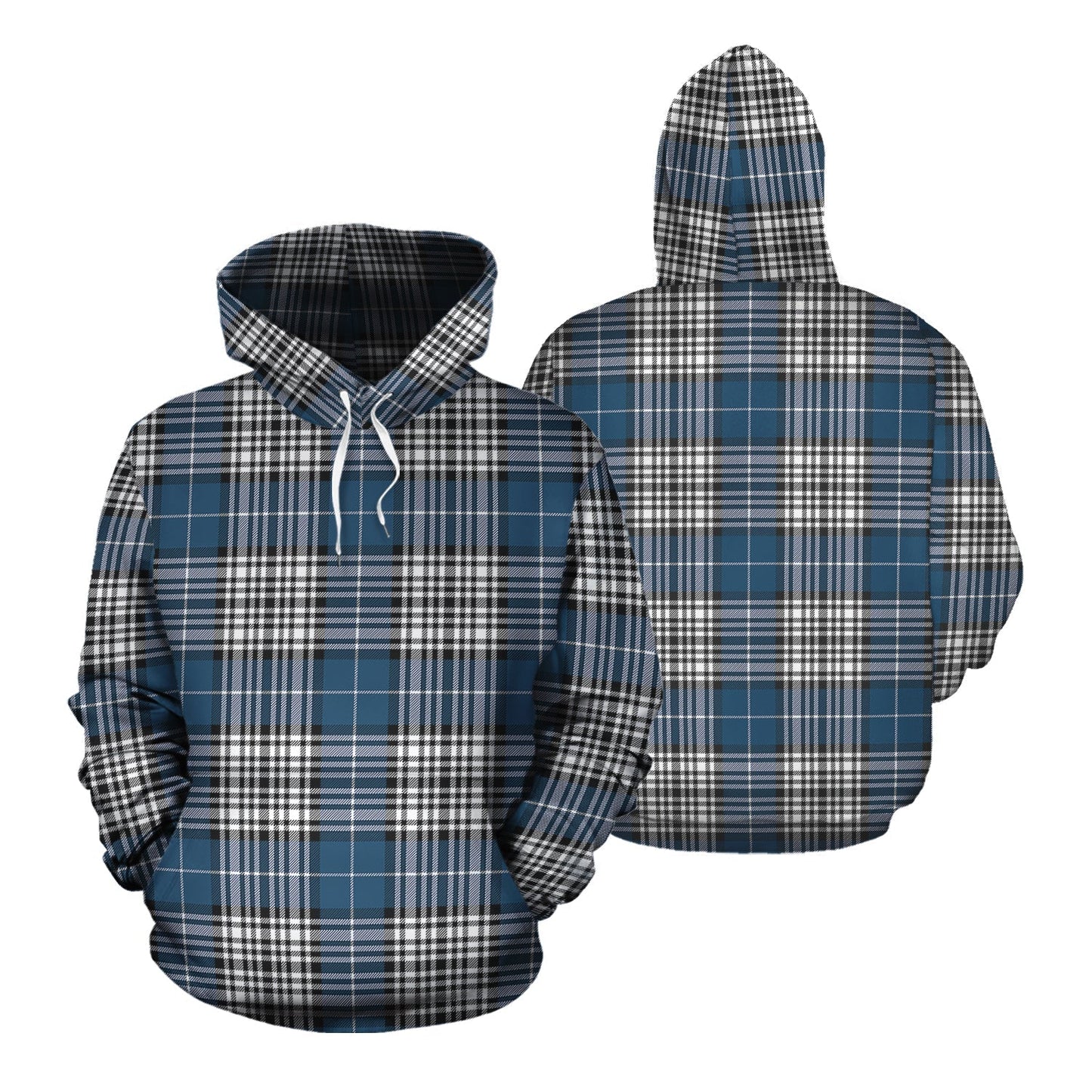 Printivon Napier Modern Tartan Hoodie